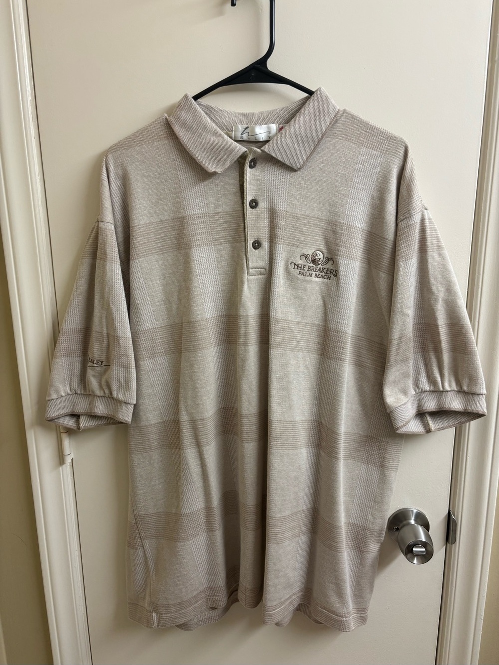 Vintage Haley The Breakers Palm Beach Golf Polo Shirt Mens XL 100% Cotton USA